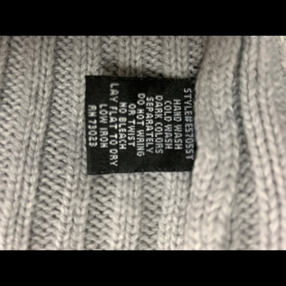 Streetwear Society Grey and White Striped Hoodie Size L - Picture 8 of 8